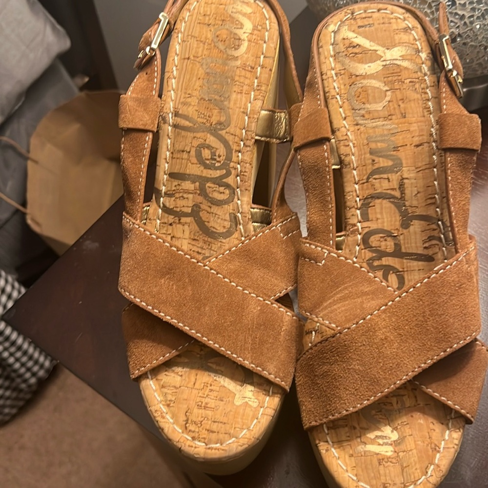 Sam Elderman Platform Heels Size 9 - image 1